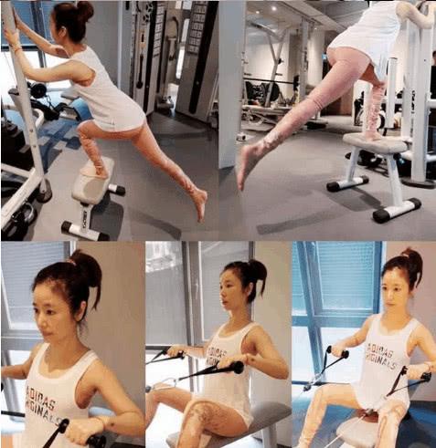林心如健身照，褲子是亮點，網友：視力不好的人會有誤會的 