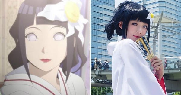  中國 Coser 在日本 C92 重現《火影忍者》雛田新娘裝，第3 認不出來是誰、第4 一秒變雛田！