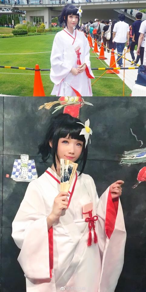  中國 Coser 在日本 C92 重現《火影忍者》雛田新娘裝，第3 認不出來是誰、第4 一秒變雛田！