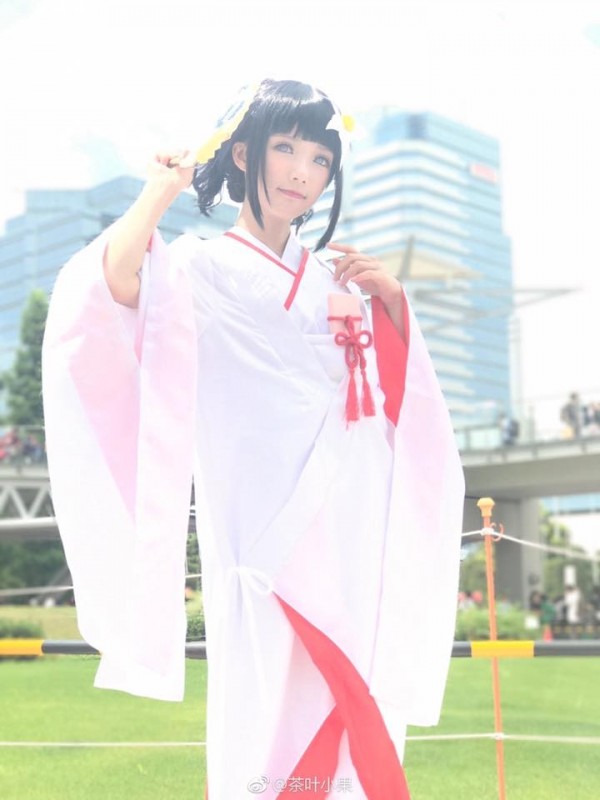  中國 Coser 在日本 C92 重現《火影忍者》雛田新娘裝，第3 認不出來是誰、第4 一秒變雛田！
