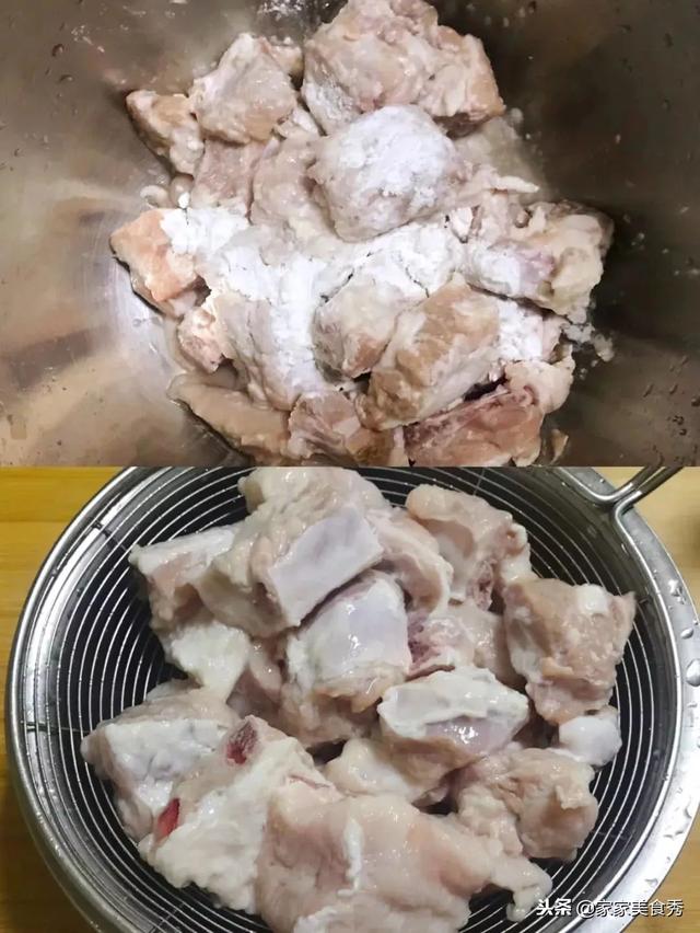 教你一招，排骨不用水焯也能洗的很乾凈，血水髒東西都跑出來了