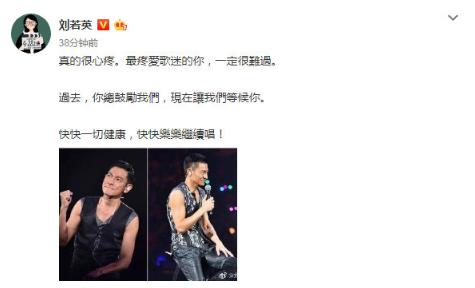 劉德華中途取消演唱會流淚鞠躬致歉，老婆隨後的一個動作太暖心！網友表示心疼：華仔哭的好慘
