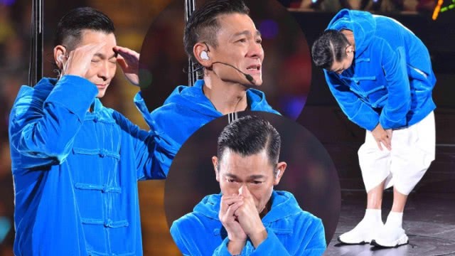 劉德華中途取消演唱會流淚鞠躬致歉，老婆隨後的一個動作太暖心！網友表示心疼：華仔哭的好慘