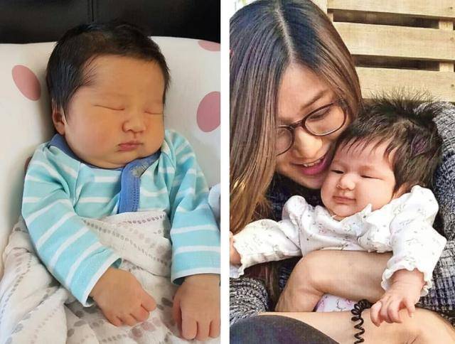 「好彩妹」鍾嘉欣把兒子穿成聖誕老人，肉嘟嘟的像極了姐姐！