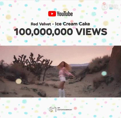 [Red Velvet][新聞]181228 《Ice Cream Cake》MV YouTube播放量突破1億！