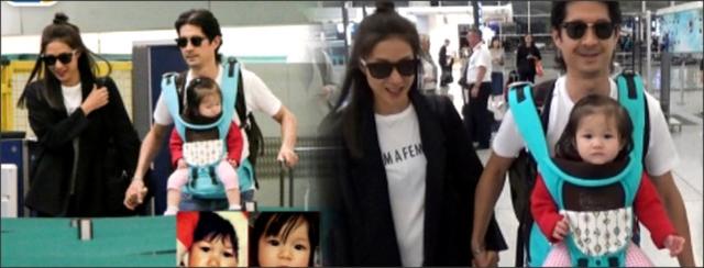 TVB花旦鐘嘉欣曬兒女聖誕合照，姐姐抱住弟弟露甜笑超萌 