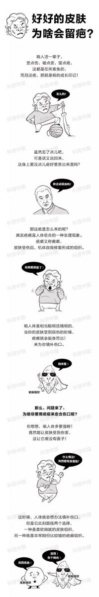 好好的皮膚，為啥會留疤？它為保護你，簡直操碎了心