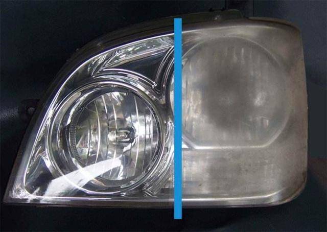 汽車大燈發黃模糊先別換，老司機教你兩招，大燈瞬間變成新的，好聰明啊
