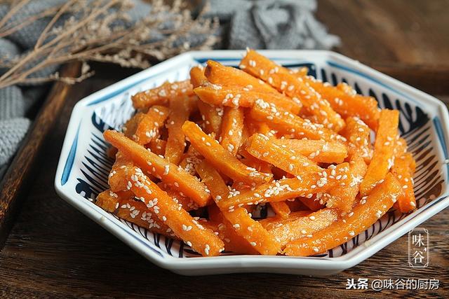 告訴你一個紅薯的新吃法，香甜軟糯味道好，好吃過薯條，快試試