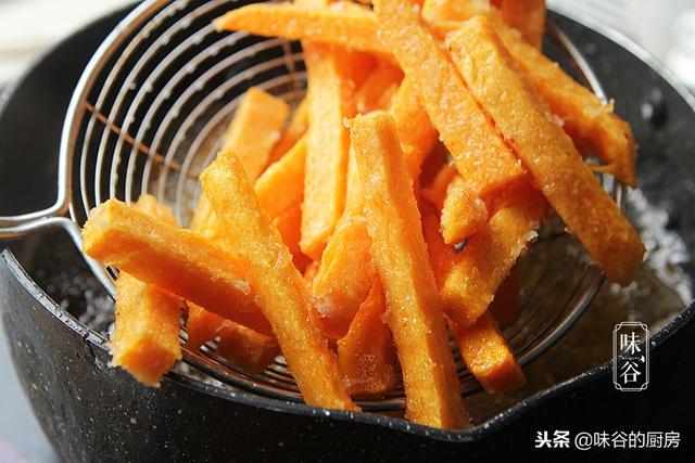 告訴你一個紅薯的新吃法，香甜軟糯味道好，好吃過薯條，快試試