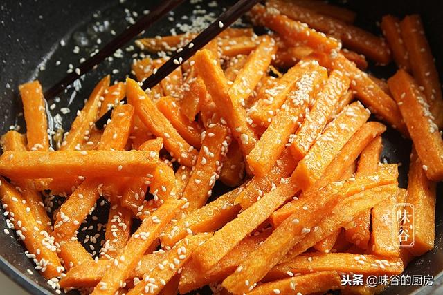 告訴你一個紅薯的新吃法，香甜軟糯味道好，好吃過薯條，快試試