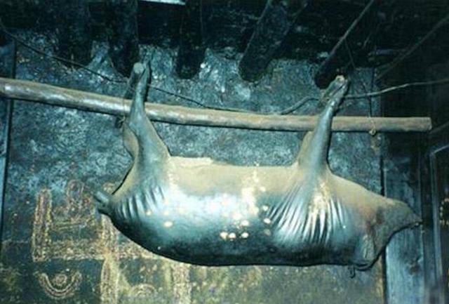 這頭豬在樑上掛了30年，變成「臭豬肉」，有人出價60萬購買，主人都不願意賣！