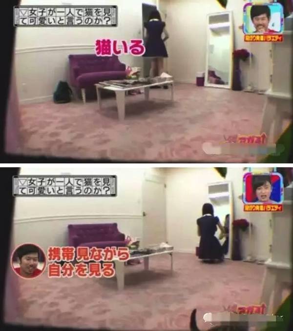節目為了測試「日本女生到底有多做作」，讓她們跟小鮮肉獨處一室，接著攝影機拍到了「最真實的一面&#168;&#168;！」
