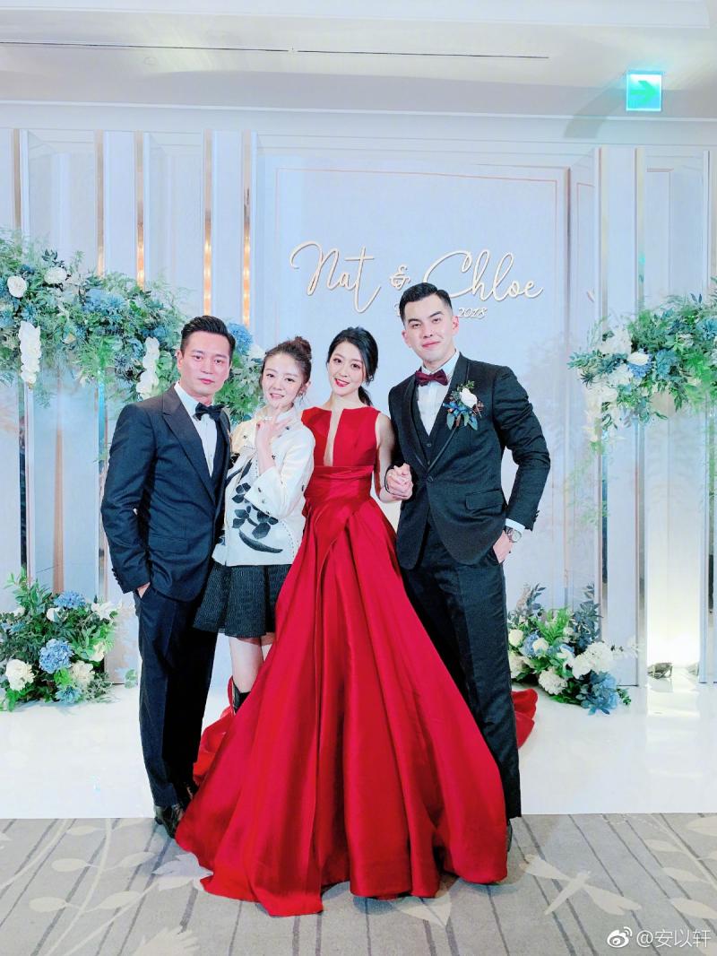 懷上豬寶寶？安以軒參加婚禮「挺凸肚飄孕味」：好幸福❤ 　網樂喊「恭喜當媽媽」她親自回應了