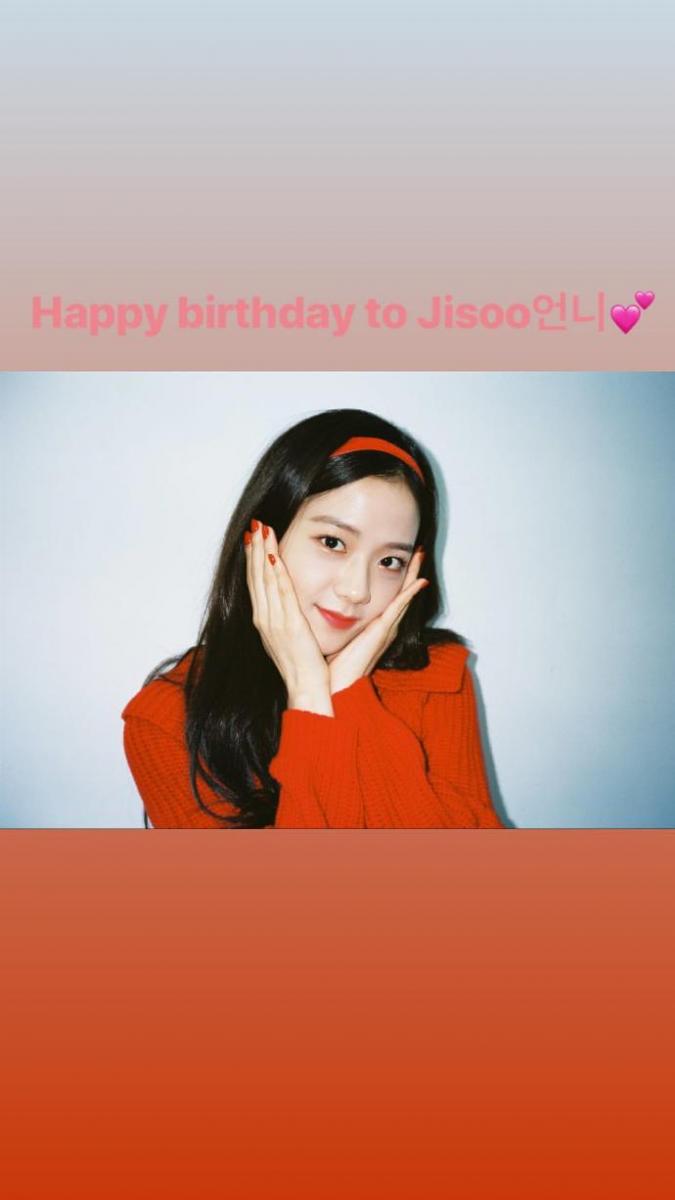 [BLACKPINK][分享]190103 姐姐生日妹妹第一時間送祝福BLACKPINK三位妹妹上線為JISOO慶生