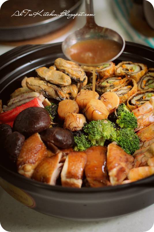【Homemade盆菜做法！】一起學做homemade盆菜，新年吃了幸福滿滿～~