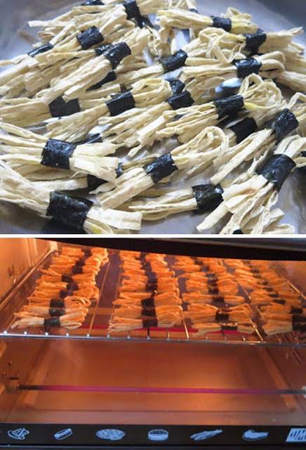 教你用一包鱈魚絲，做出3種不同的新年零食造型！超簡單，超酥脆，超好吃~~~