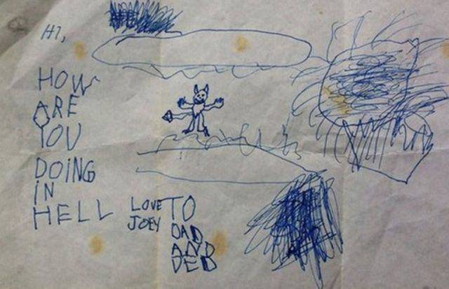 23張證明「小孩子內心也不是那麼純潔」的黑暗爆笑畫作。
