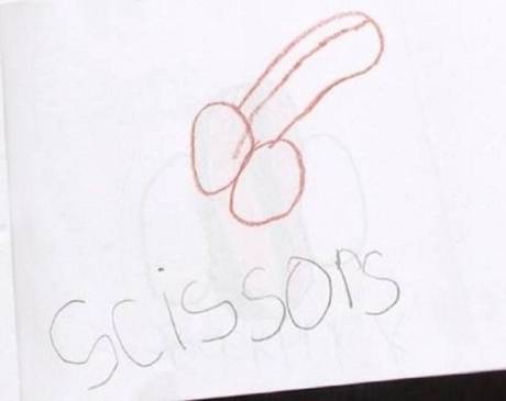 23張證明「小孩子內心也不是那麼純潔」的黑暗爆笑畫作。