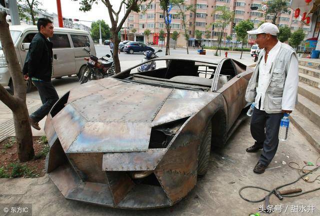 美發店老闆買不起1500萬跑車雇三名焊工造出蘭博基尼 耗資9萬元