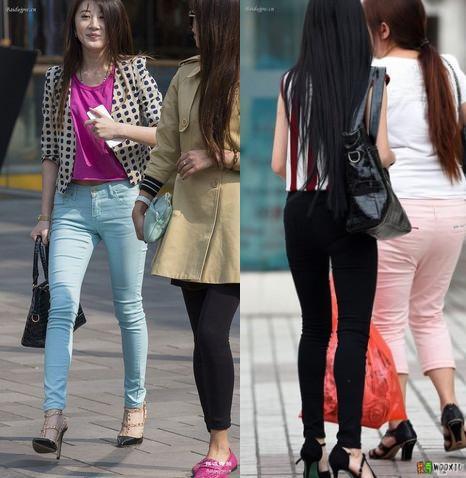 女人出門千萬別這樣穿褲子，醜爆一整條街