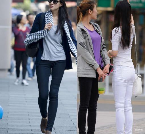女人出門千萬別這樣穿褲子，醜爆一整條街