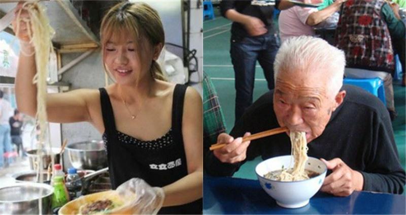 失智老人在她的麵攤吃別人吃剩的麵，她不但沒有趕走他，還給他一碗新的麵，沒想到卻因此改變自己的一生…