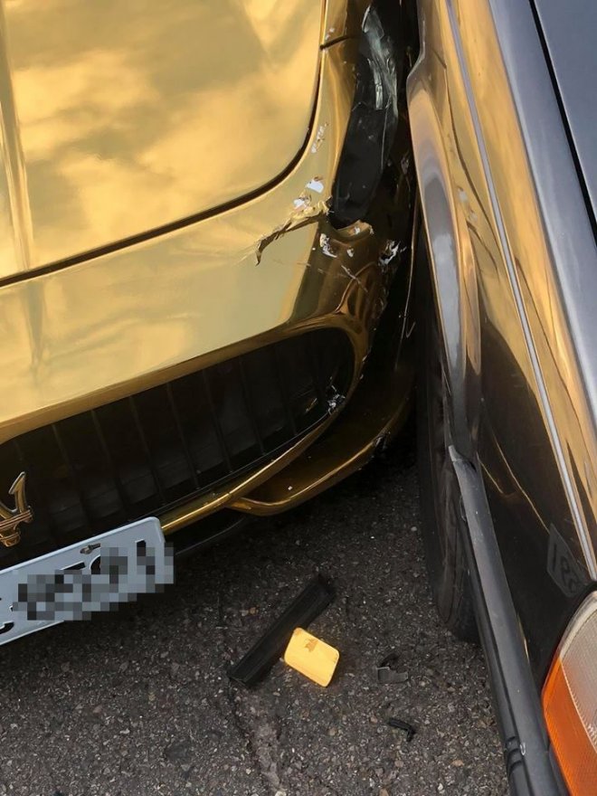 「金海神」遭Volvo硬撞！正妹車主起底， 竟月入156萬　驚人身分曝光