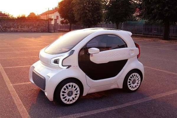 只要3天製造！ 超可愛「3D列印電動車」四月上市　時速70km市區趴趴走