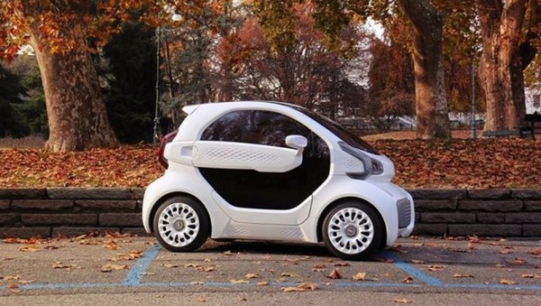 只要3天製造！ 超可愛「3D列印電動車」四月上市　時速70km市區趴趴走