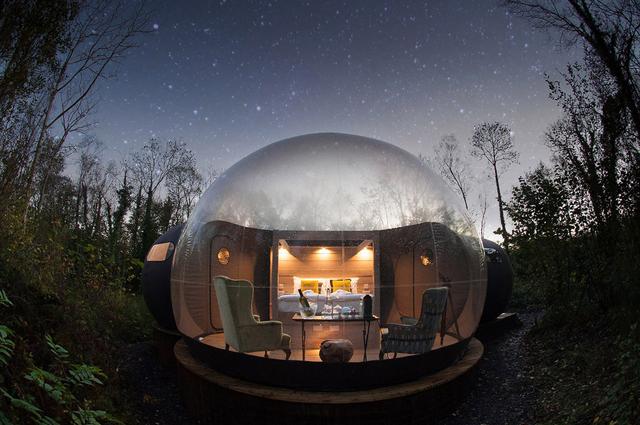 樹屋冰屋膠囊屋都比不上這種屋！360°看美景，體驗萬中無一！