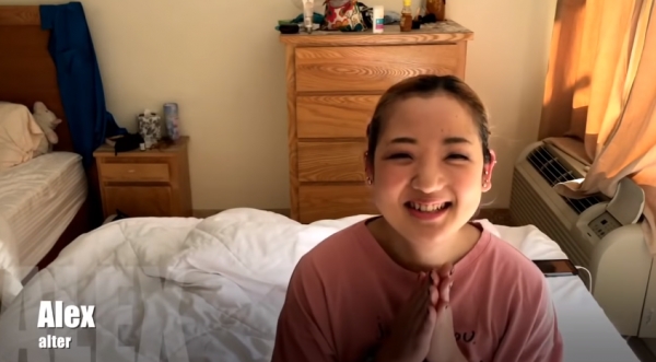 體內擁有「六種人格」的少女，錄影到一半突然轉換表情!下一秒整個人都變了，讓人看了驚呼不已!
