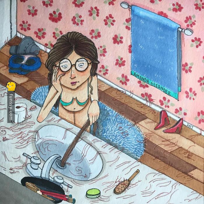 盤點16張「只有交往一年以上的情侶才會認同」的最真實情侶日常插畫！