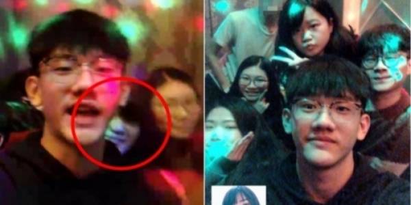 中壢KTV自拍 後面竟多了一個「長發女鬼」在地人爆料：不是第一次出現了...