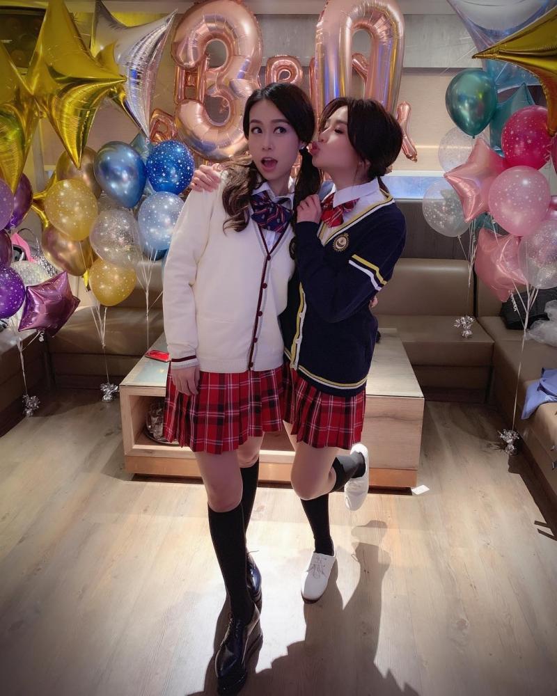 (內有多圖) 黃心穎30歲生日好有面子！TVB群星齊齊扮學生開趴★馬國明又是最搶眼那個?! 網民: 好得意！