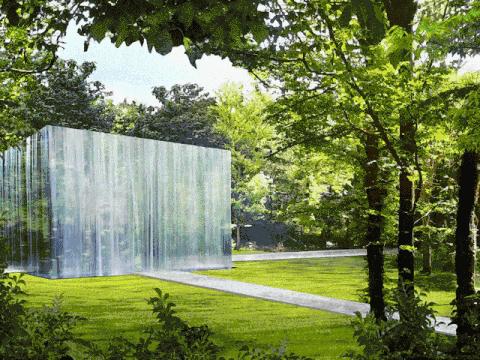 充滿未來感的森林公園