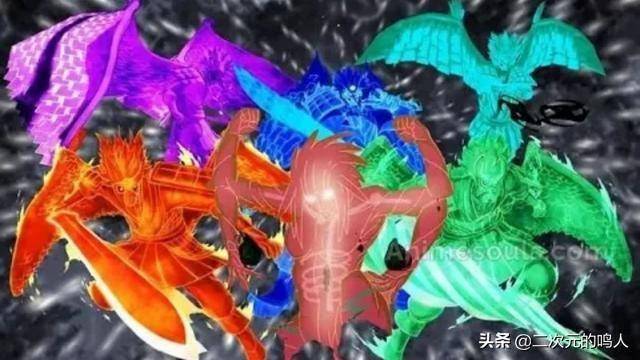 火影忍者：最罕見的4色須佐，一個櫻花色，將超越佐助！