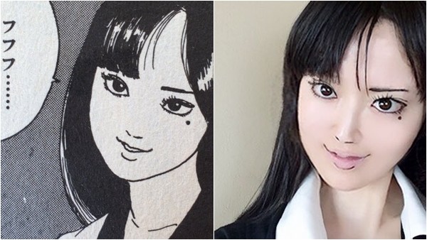 一眼讓人起雞皮疙瘩！超強Coser神還原「恐怖漫畫女角」　本尊是「甜美空靈正妹」網友秒戀愛❤