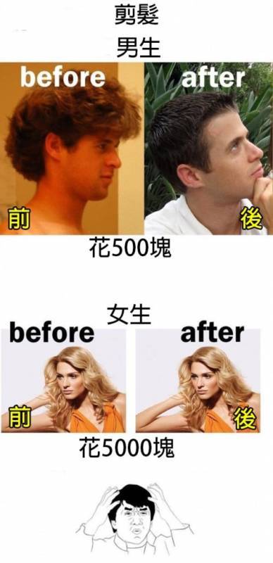 證明「男生女生不懂對方」的18張爆笑比對照片！#2. 買東西時的考量