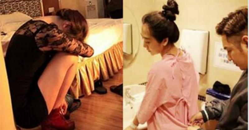 結婚半年，漂亮妻子從不洗頭，老公受不了味，強製幫她洗，剛洗上丈夫就傻了 