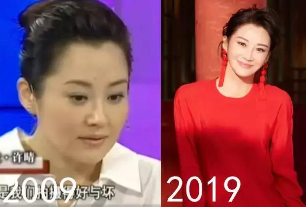 明星10年顏值變化，對不起，看到錢楓我忍不住笑了 
