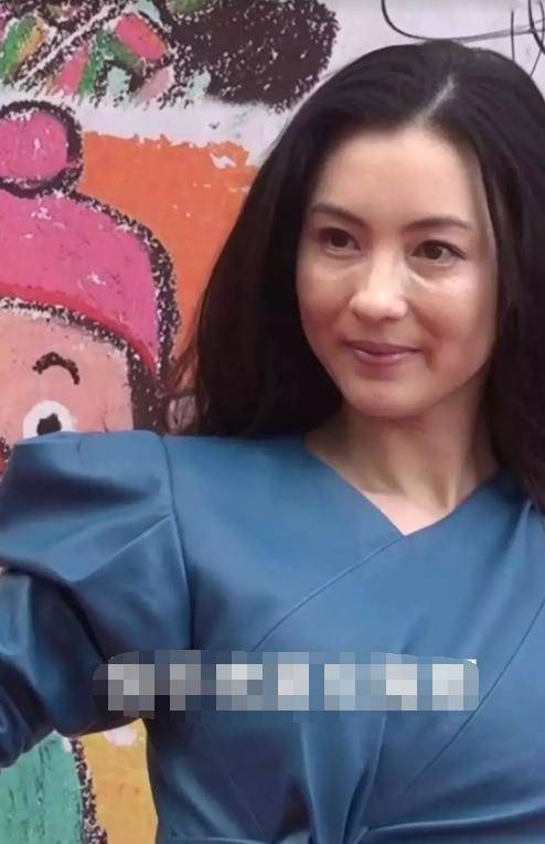 張柏芝真實未P圖，眼部問題很顯眼,有多少似「河馬」