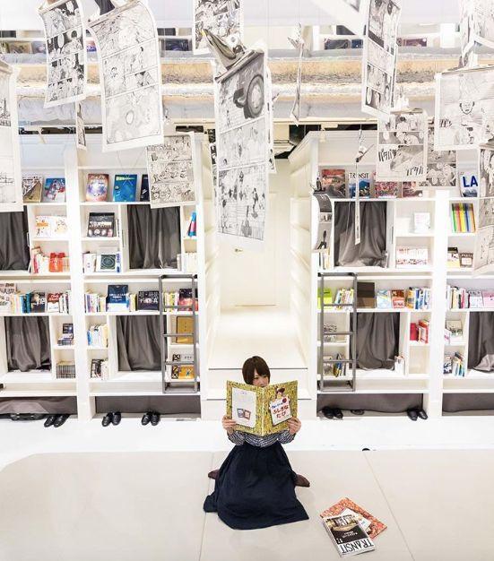 日本最酷新型態旅館-「BOOK AND BED」！裡面的咖啡廳更加火！