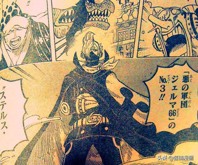 海賊王931話情報圖：山治黑色戰鬥服比想像中還要帥，髮型也變了