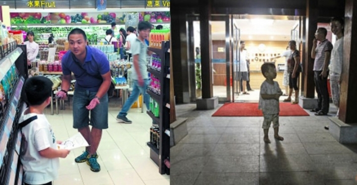 爸爸「故意」把4歲孩子丟在超市！結果孩子的反應竟然是…..父母都震驚了！ 