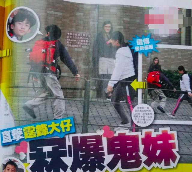 張柏芝大兒子已成「萬人迷」，愛扮酷變高變帥，已成迷你版謝霆鋒！