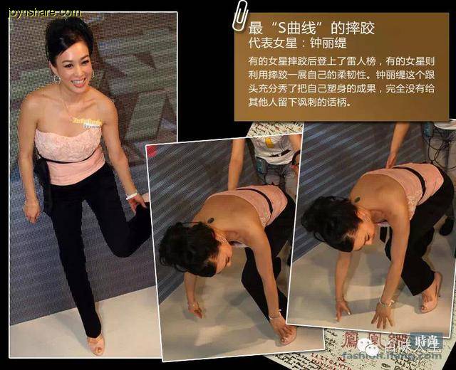 大明星們摔倒【走*光】的瞬間！鐘麗緹張韶涵張柏芝也太不小心了...讓人好緊張！