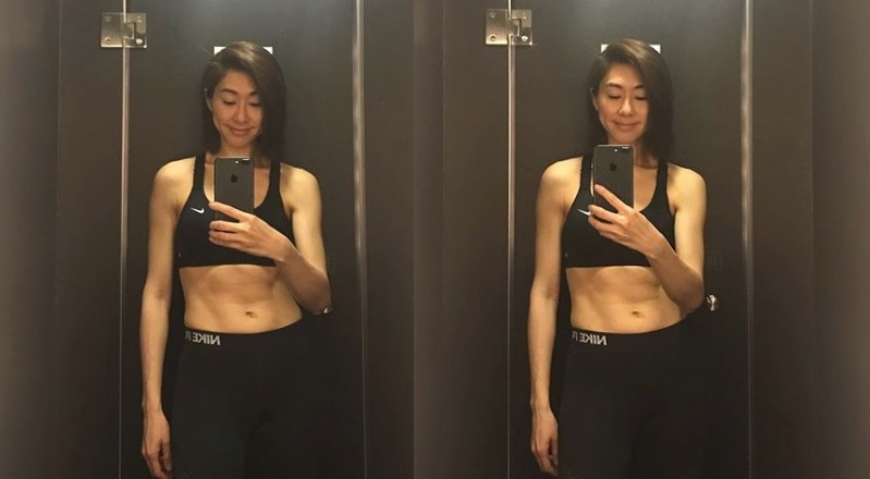 【Fit到漏啊!】胡定欣練出「超靚巧克力排腹肌」引到翠如BB來留言,連古巨基都說:服！