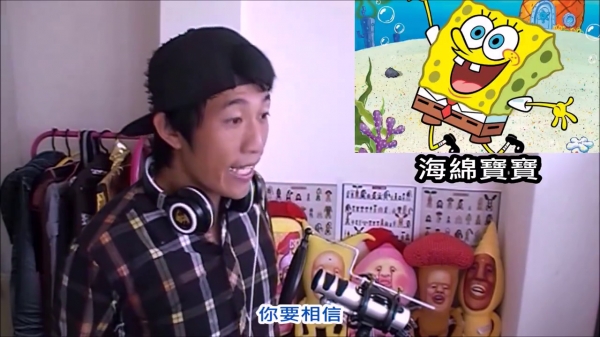 男子用「25個卡通人物」唱經典情歌「童話」超神還原讓網友傻眼：真的太猛了！