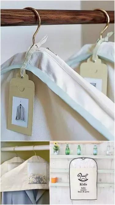 媳婦想出的衣服收納大法，讓衣櫃空間增加兩倍！從此不再亂糟糟！